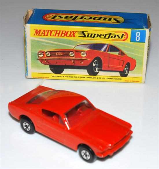 Appraisal: MATCHBOX - SUPERFAST E FORD MUSTANG ORANGE-RED RED INTERIOR BLACK