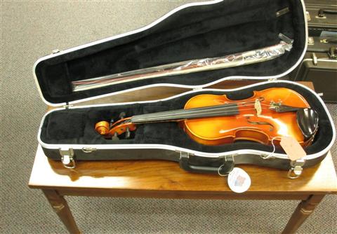 Appraisal: LEWIS VIOLA VIOLIN WITH BOW in case Provenance Gordon Keller