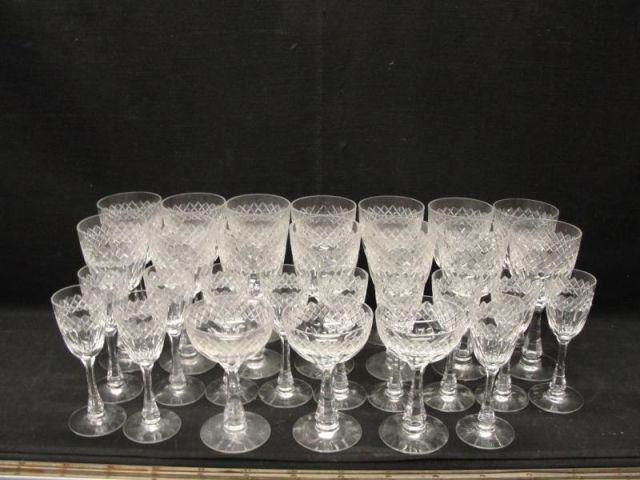 Appraisal: HAWKES Cut Crystal Stemware Approx pieces From a Stamford CT