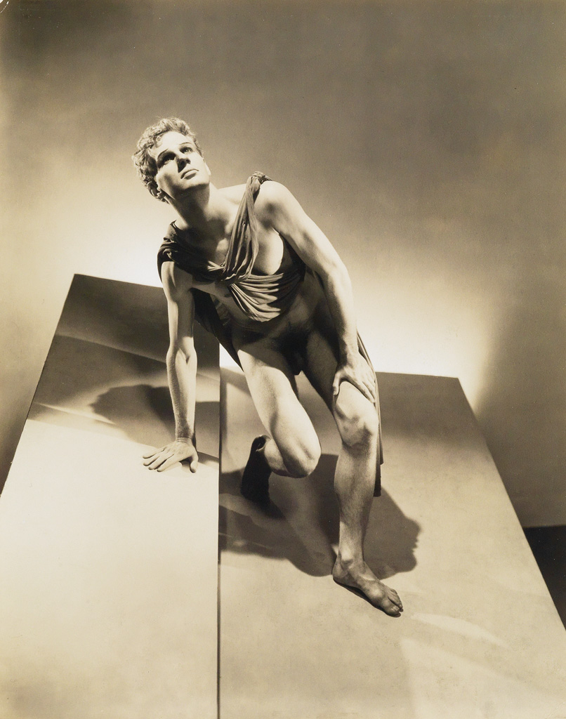 Appraisal: GEORGE PLATT LYNES - Lew Christiansen in Apollon American Ballet