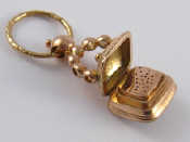 Appraisal: A rare th century high carat gold fob seal set