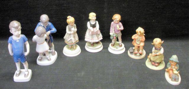 Appraisal: Porcelain Figurines GOEBEL B G Porcelain From a Pleasantville NY