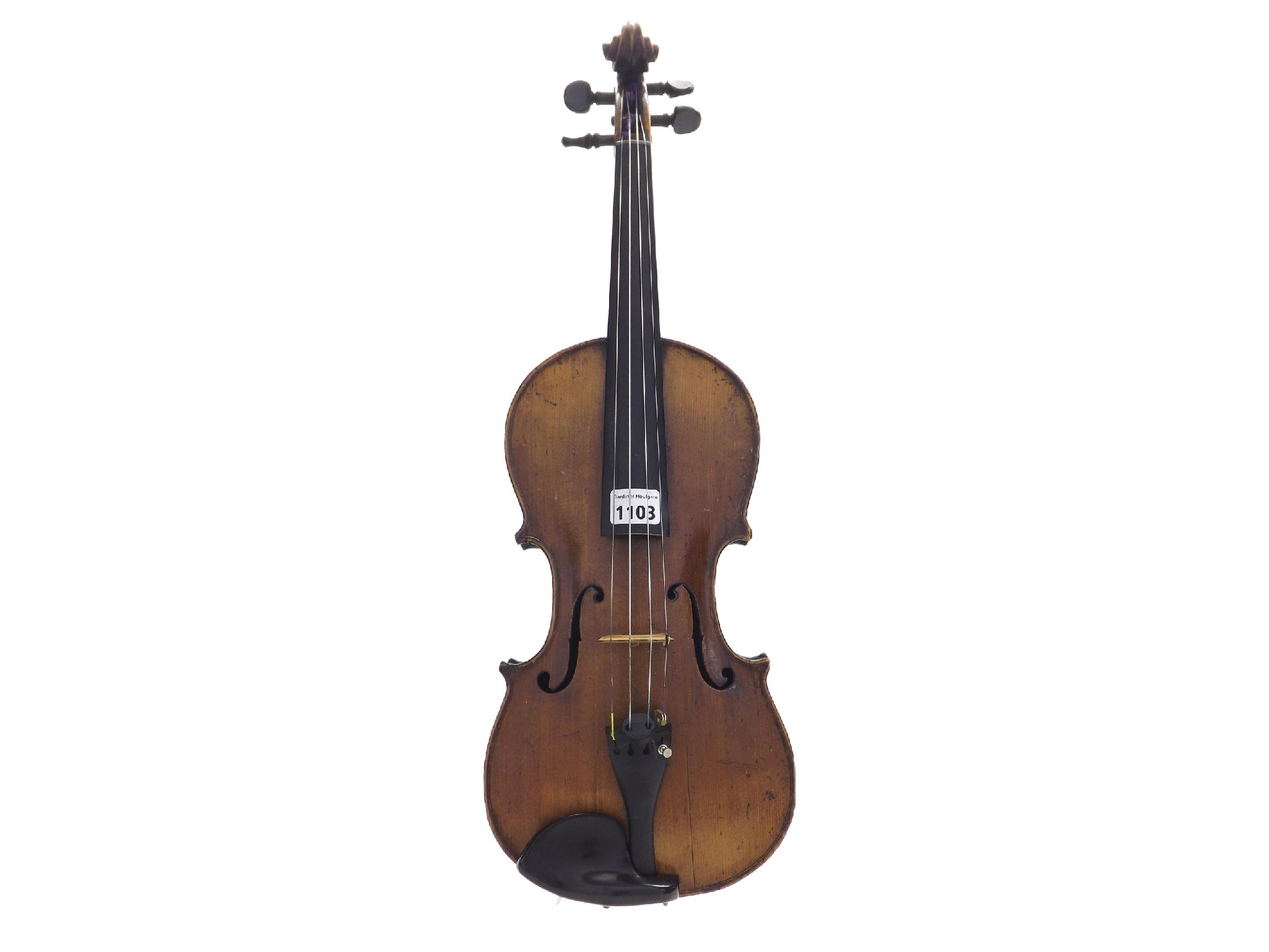 Appraisal: Saxon violin circa cm