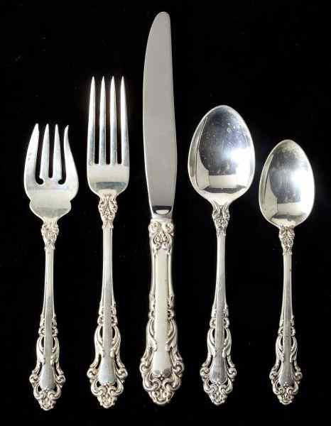 Appraisal: Reed Barton ''Grande Renaissance'' Sterling pieces service for twelve including