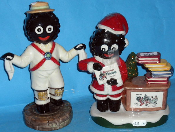 Appraisal: Carltonware Golly Santa Teapot and Morris Dancer Figure