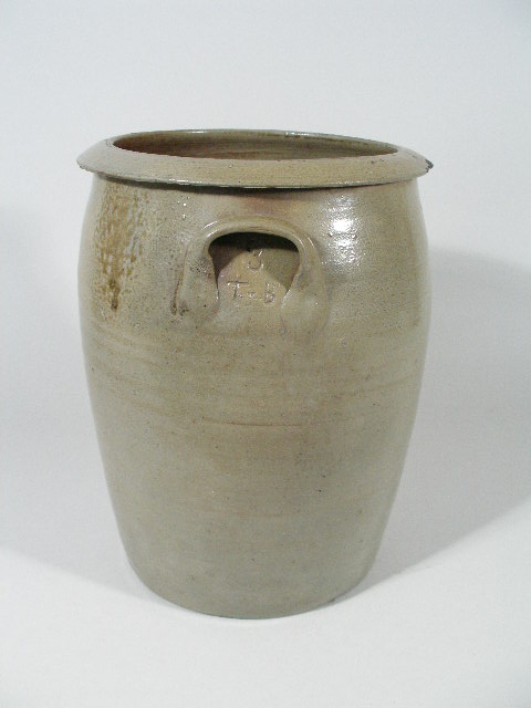 Appraisal: NC Pottery Timothy Boggs Storage Jar Alamance County 's salt