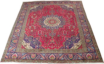 Appraisal: A Tabriz Carpet A Tabriz carpet approx '- by '