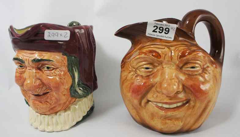 Appraisal: Royal Doulton Large Character Jugs Simon the Cellarer D and