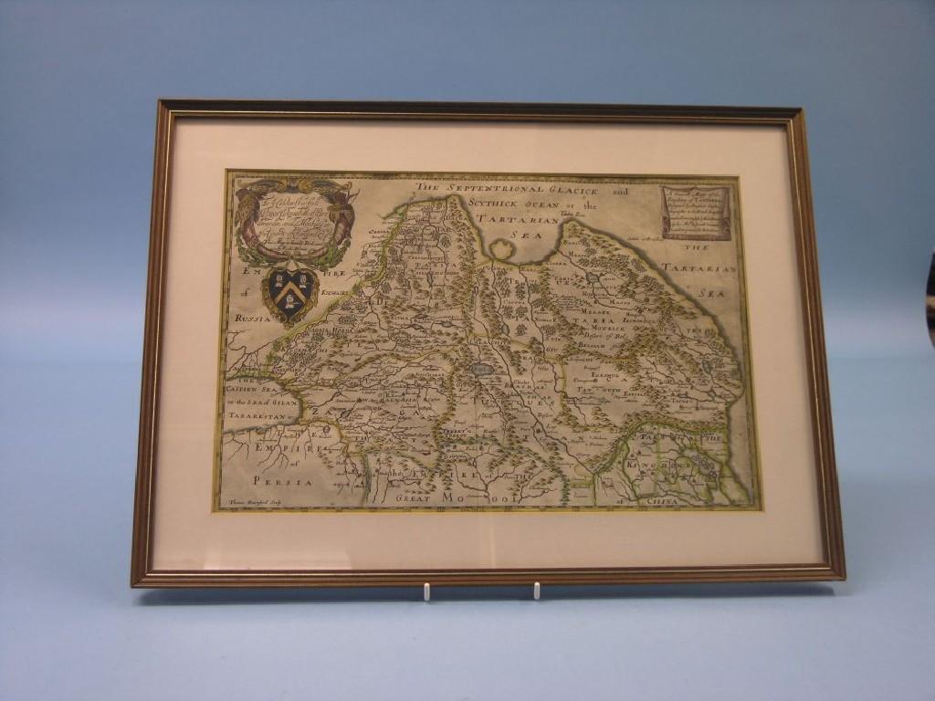 Appraisal: A printed map Richard Blome Generall Mapp of the Kingdome