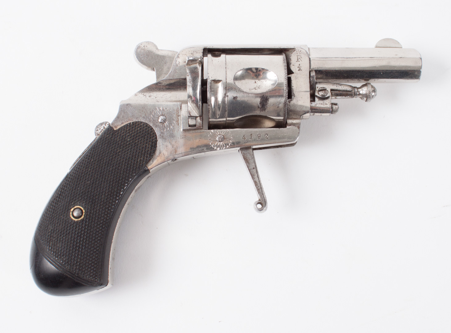 Appraisal: Revolver serial caliber the barrel long checkered stock long overall