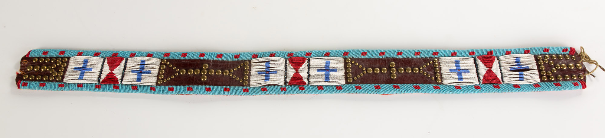 Appraisal: NATIVE AMERICAN BEADED BELT Early th century