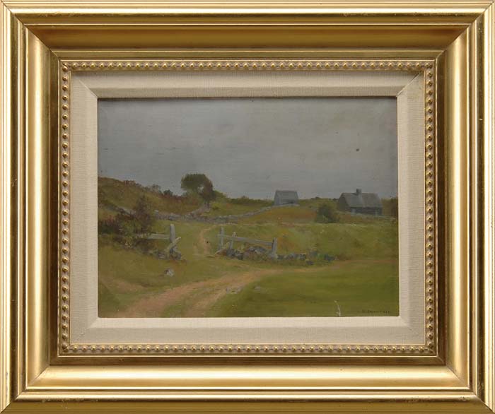 Appraisal: EDWARD LOYAL FIELD American NY - SMALL COUNTRY FARM Oil