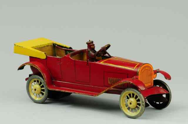 Appraisal: TURNER OPEN TOURING CAR C pressed steel painted in red