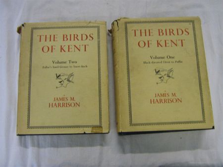 Appraisal: JAMES M HARRISON THE BIRDS OF KENT st edn Vols