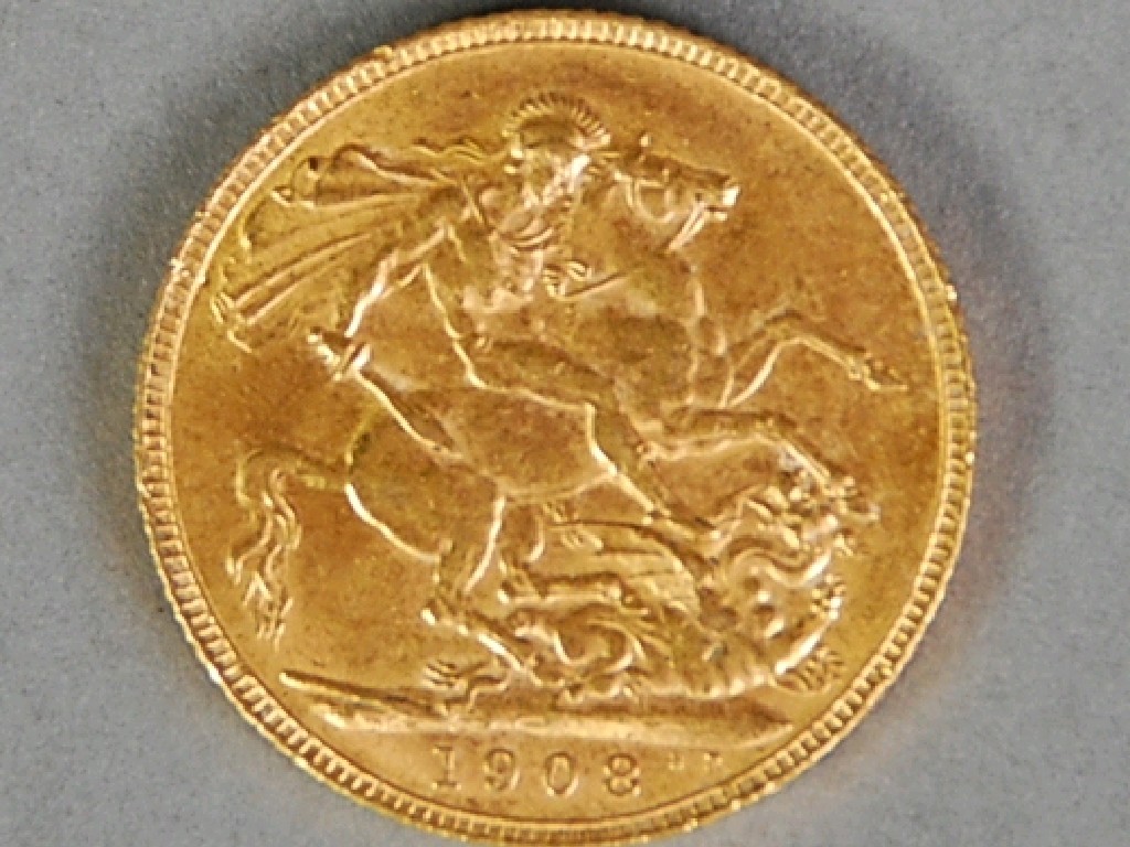 Appraisal: EDWARD VII GOLD SOVEREIGN