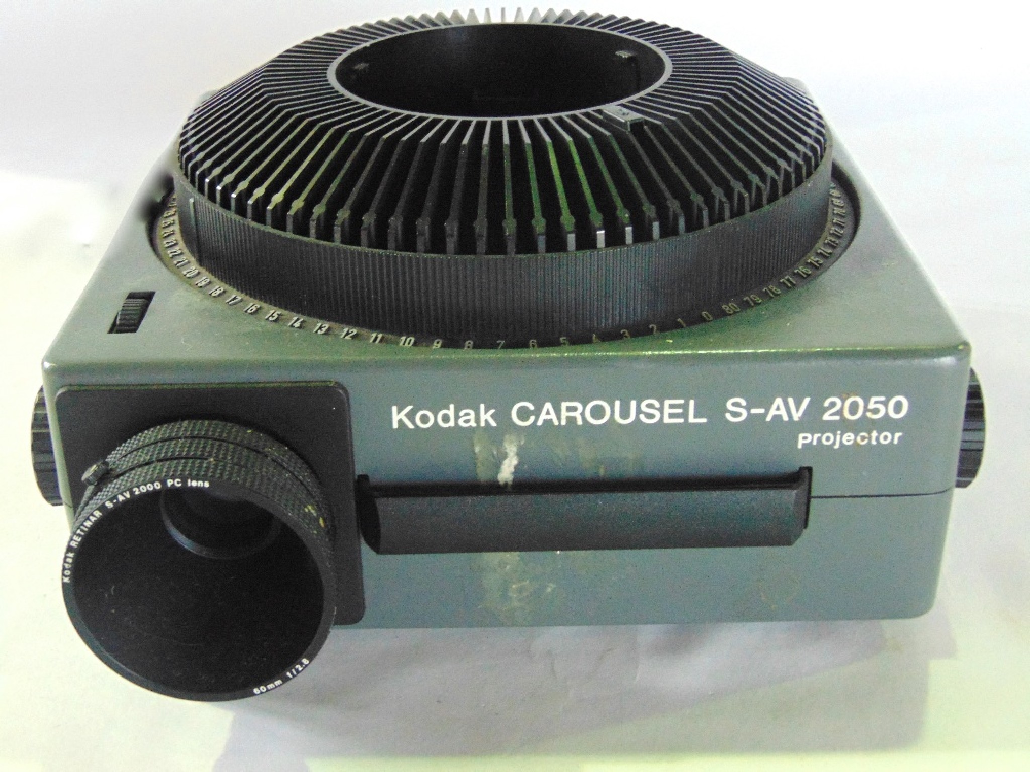 Appraisal: A Kodak Carousel S-AV projector together with a boxed projector