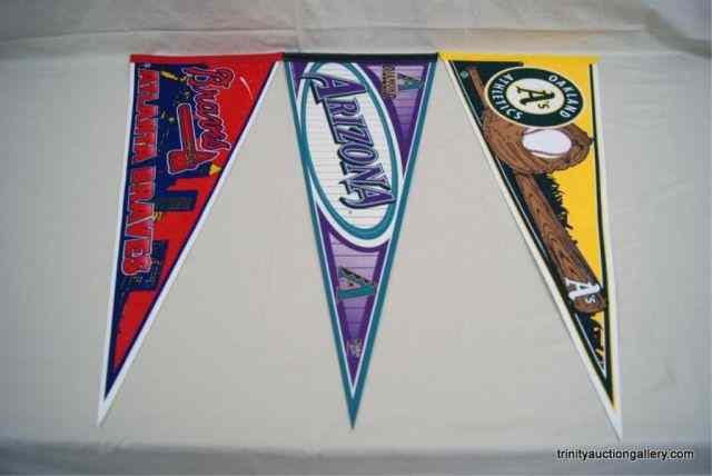 Appraisal: Major League Baseball Team Pennant CollectiblesThis is for Major League