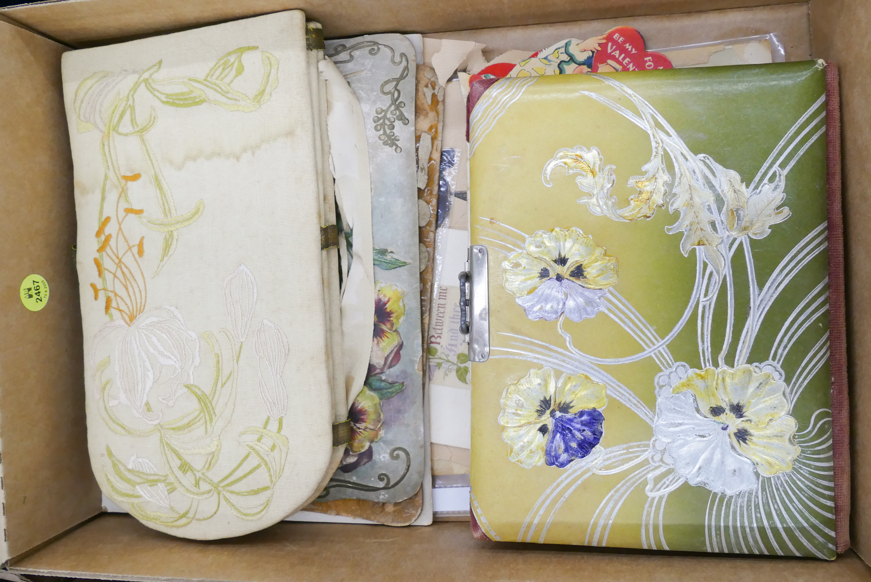 Appraisal: Box Victorian Paper Photo Albums