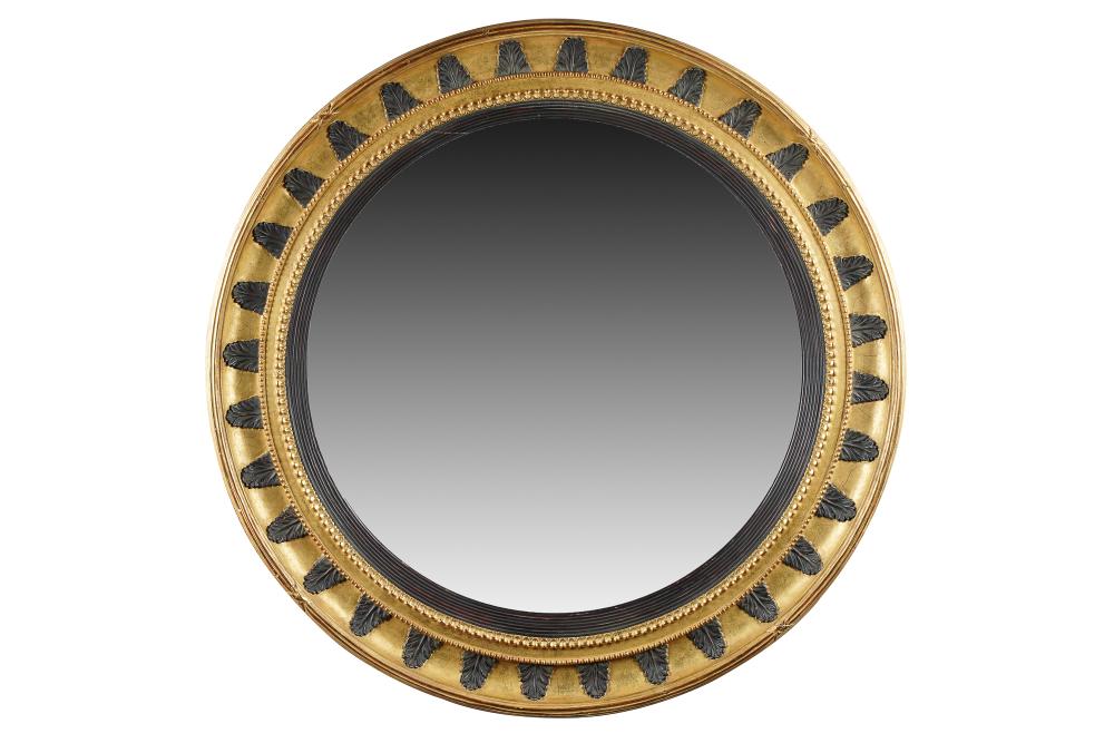 Appraisal: ITALIAN NEOCLASSIC STYLE ROUND MIRROR th century inches diameter Condition