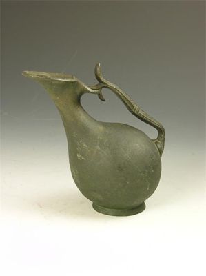 Appraisal: A bronze copy of a Roman ewer in cm h