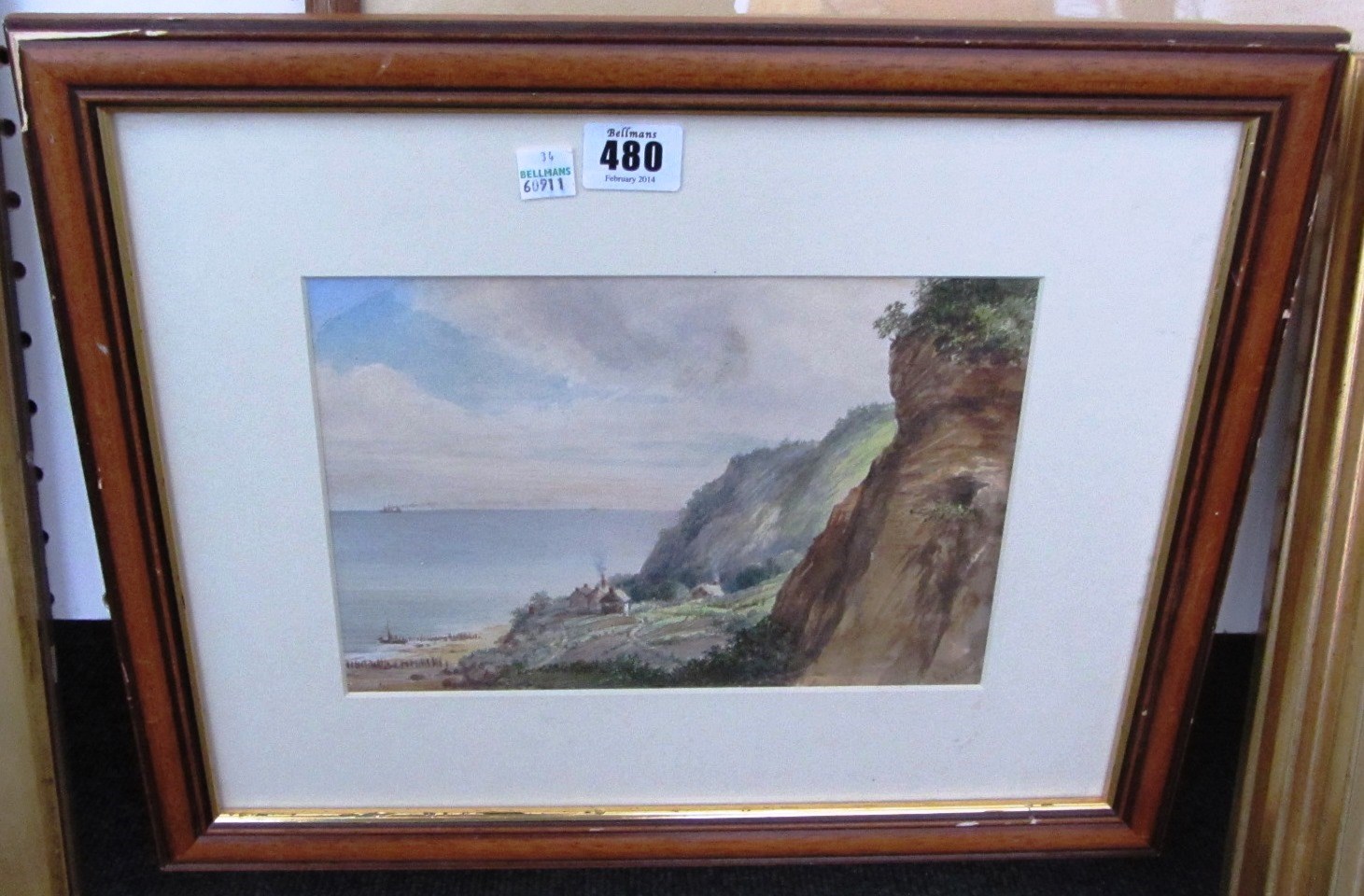 Appraisal: Washington F Friend - Coastal scene Isle of Wight watercolour