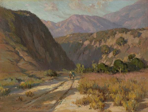 Appraisal: Benjamin C Brown American - Vista del Arroyo Near Pasadena