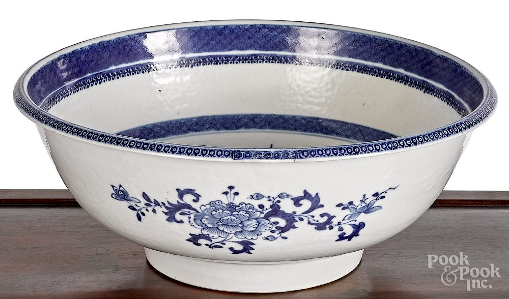 Appraisal: Chinese export porcelain Nanking punch bowl Exclusive on Bidsquare Chinese