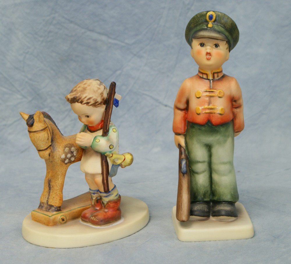 Appraisal: Goebel Hummel Figurines Prayer Before Battle No TMK- Soldier Boy