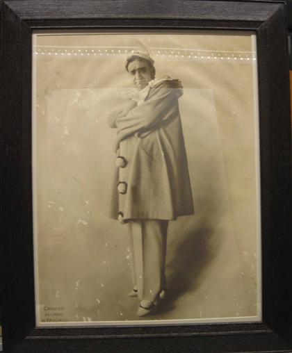 Appraisal: piece Metropolitan Opera Photo Collotype Poster Caruso as Canio in