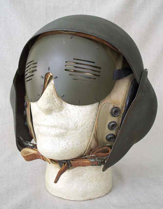 Appraisal: M- US ANTI FLAK HELMET Excellent suspension internally and leather