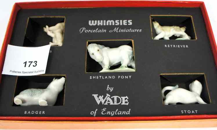 Appraisal: Wade Whimsies s Set Number comprising Shetland Pony Fox Cub