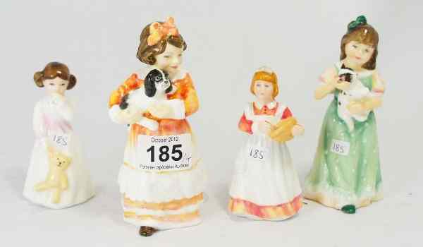 Appraisal: Royal Doulton Children Figures Faithful Friend HN Home at Last