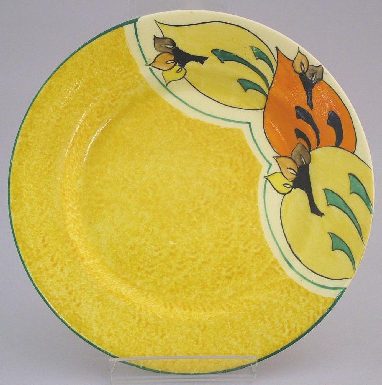 Appraisal: Yellow cowslip' Bizarre side plate diameter Christies - The Barry