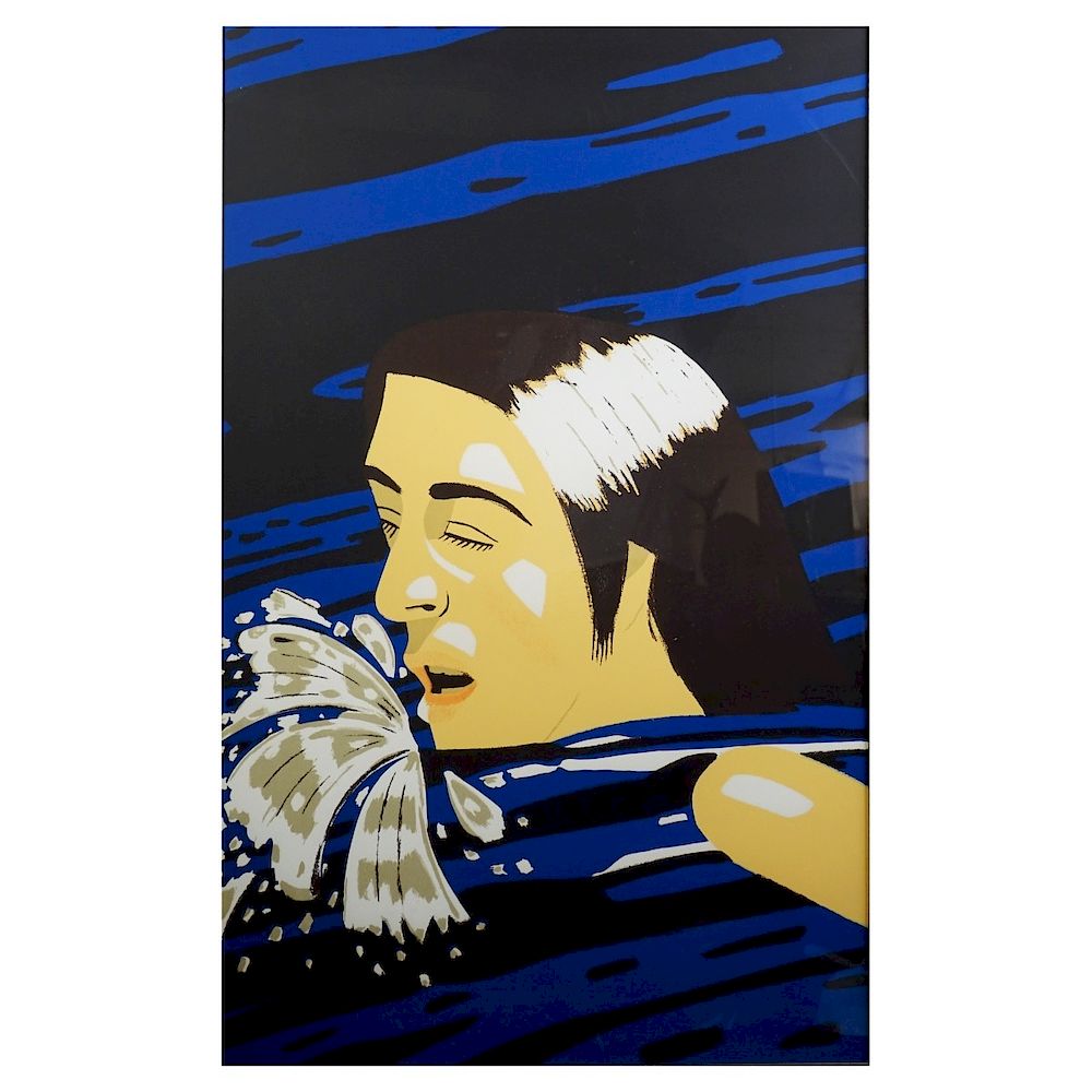 Appraisal: Alex Katz American born Alex Katz American born Aquatint and