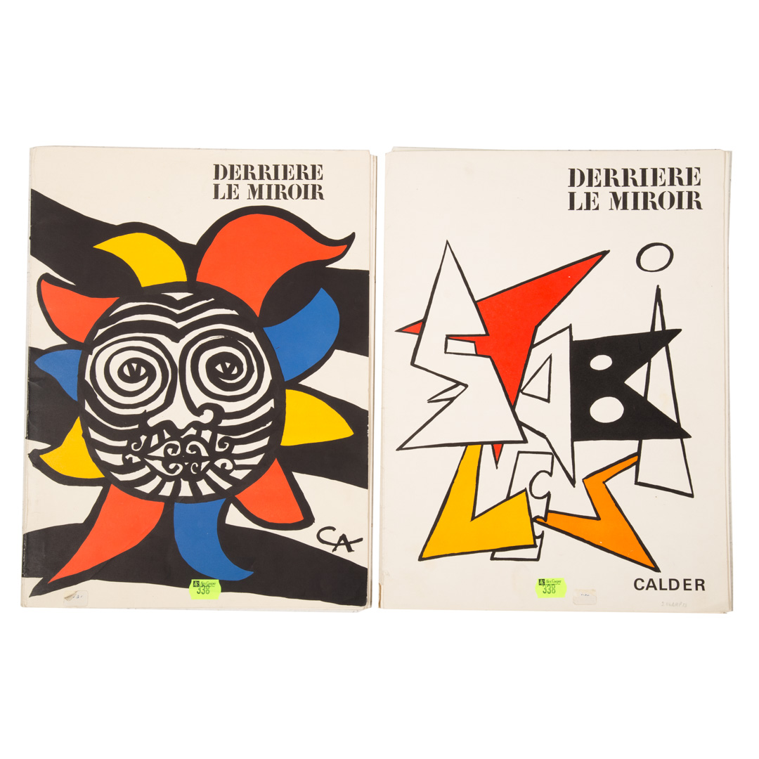 Appraisal: Alexander Calder Derriere le Miroir two vols American - Volumes