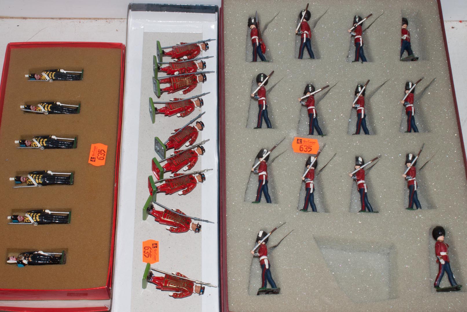 Appraisal: assorted painted lead figures including Britains Beefeater figures Tradition Toy