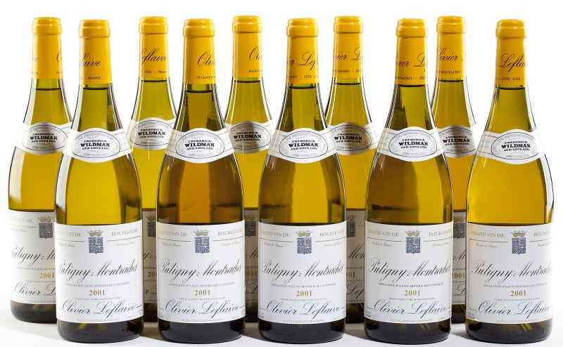 Appraisal: Puligny-MontrachetOlivier Leflaive bottlesRemoved from Mr Knott's large temperature-controlled subterranean wine