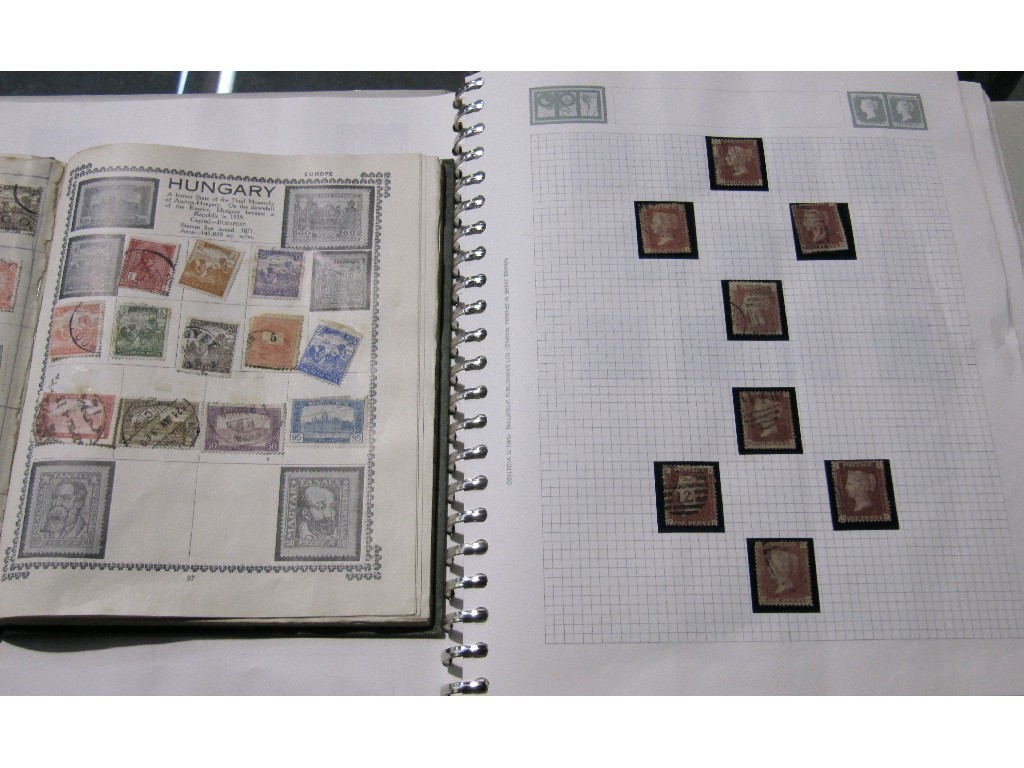 Appraisal: Lot comprising two albums of stamps