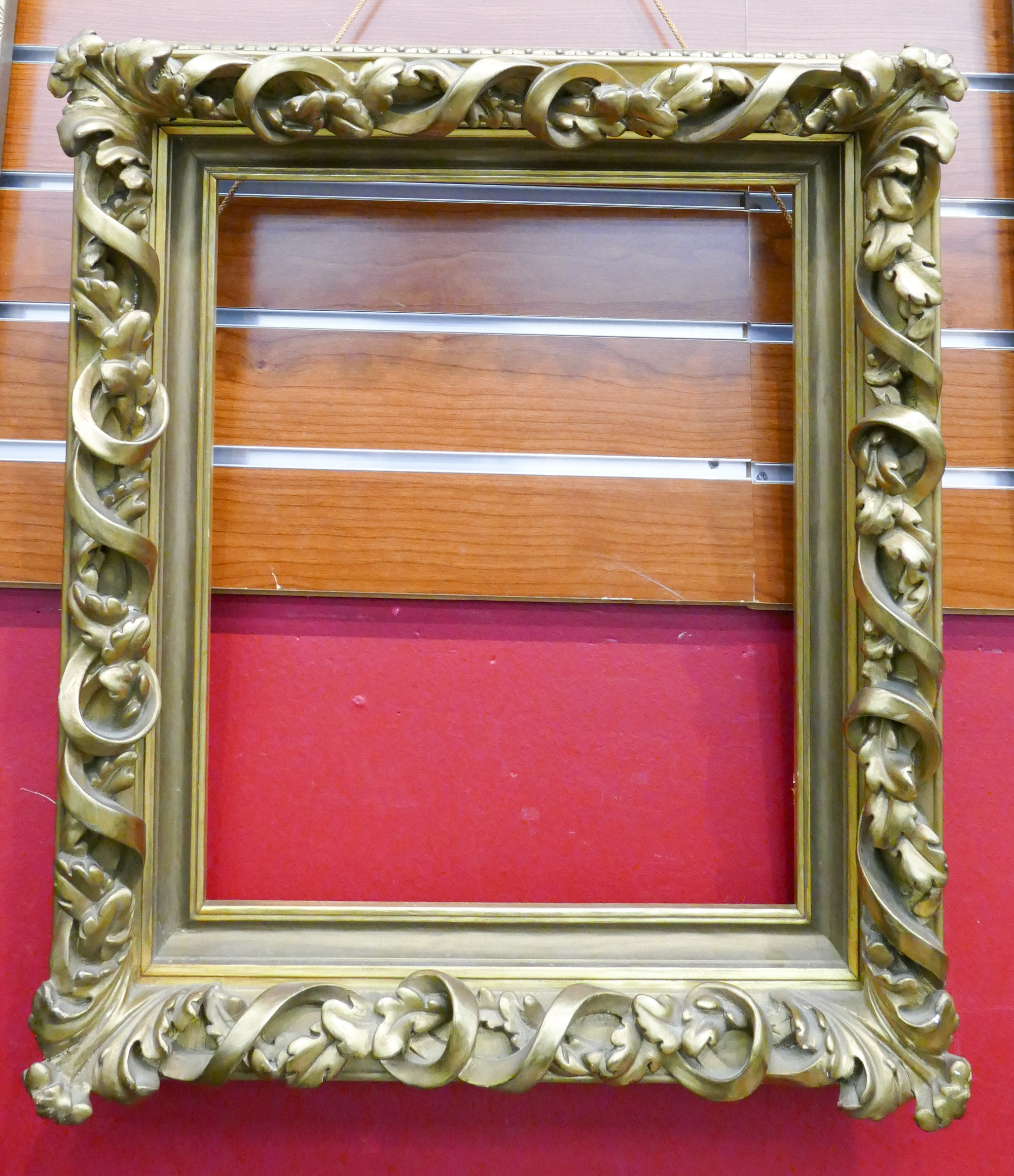 Appraisal: Antique Ornate Gilt Picture Frame- x '' and fits x