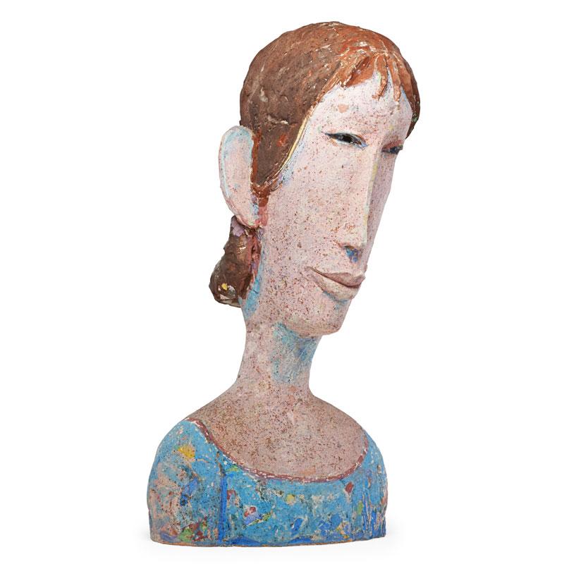 Appraisal: PETER VANDENBERGE Ceramic sculpture Condition Report Excellent condition