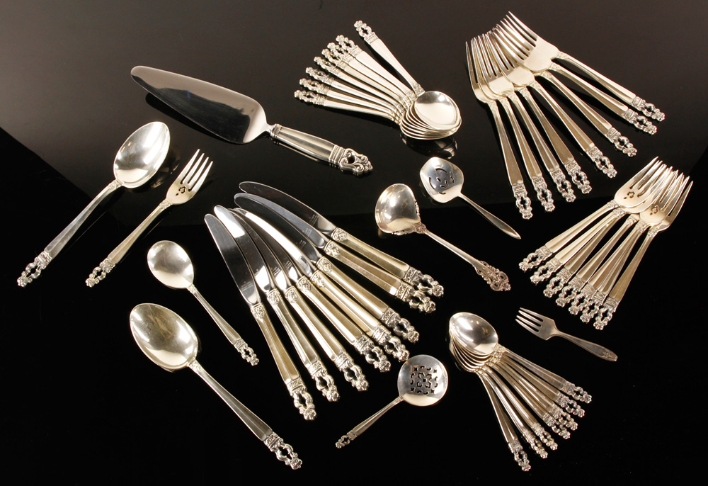 Appraisal: - Gorham Hispana Sterling Flatware Service Gorham sterling flatware service