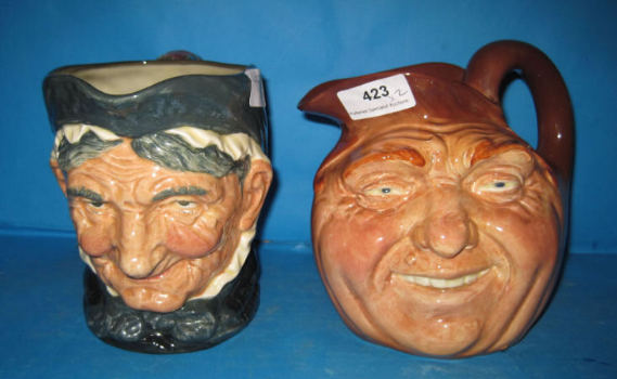 Appraisal: Royal Doulton Large Character Jugs John Barleycorn D and Granny