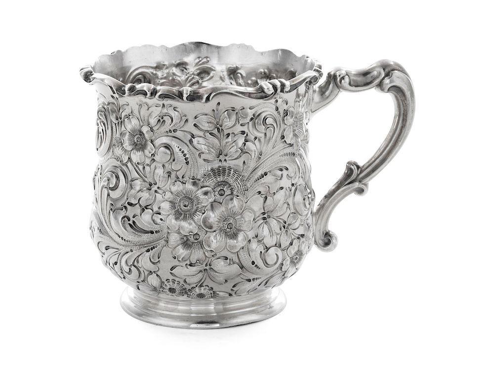 Appraisal: An American Silver Mug An American Silver Mug Dominick Haff