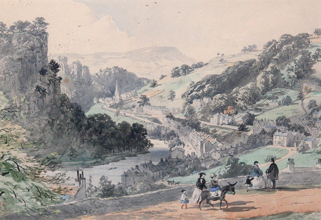 Appraisal: GEORGE RICHARD VAWSER - A view of Matlock Bath Derbyshire