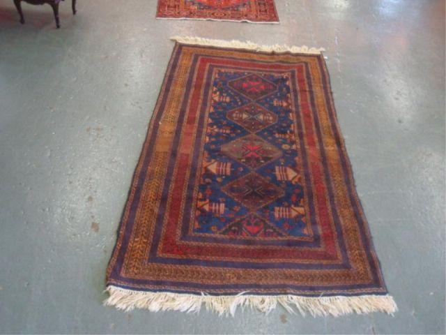 Appraisal: Handmade Balouch Carpet From Afghanistan Dimensions ' x '