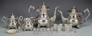 Appraisal: Silver -piece Tea Service plus other assorted silver objects st