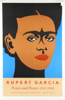 Appraisal: Print Rupert Garcia Rupert Garcia American b Frida Kahlo exhibition