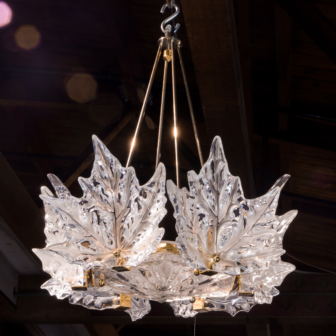 Appraisal: A LALIQUE CHAMPS ELYSEES CHANDELIER MODEL A Lalique Champs Elysees