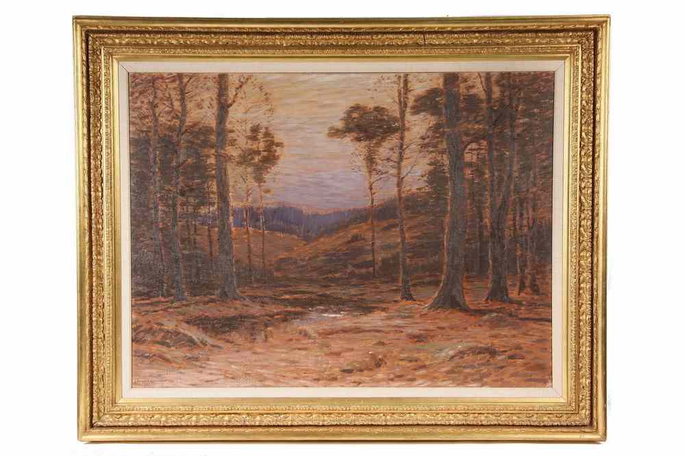 Appraisal: OOC - 'Early Sunrise' by Leonard Ochtman CT - signed