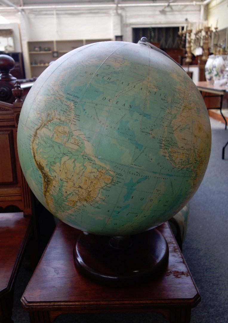 Appraisal: A Philips nineteen inch terrestrial globe late th century on